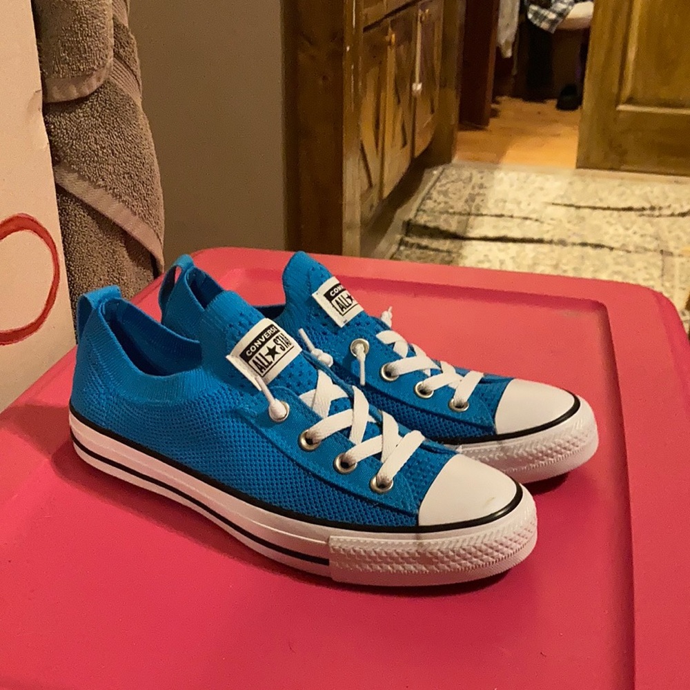Blue converse